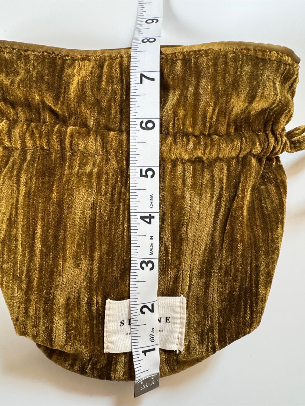 Sézane Velvet Drawstring Pouch - Picture 4 of 4